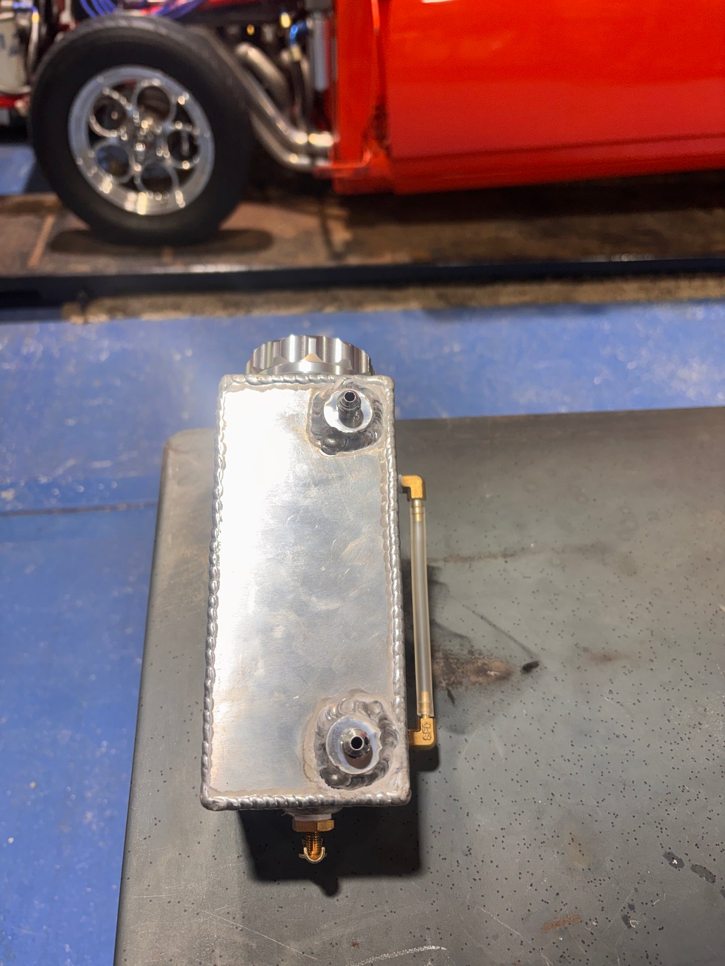 Coolant over flow tank
